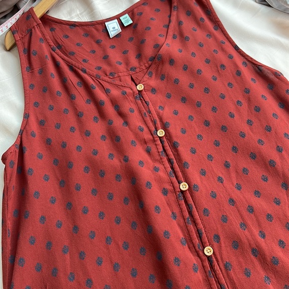 SUSINA Button Front High/Low Tank, NWT - Picture 4 of 4